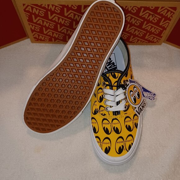 VANS X Mens 6.5/Womens 8 Mooneyes Authentic 44 DX Unisex Anaheim Factory Yellow - Picture 11 of 12